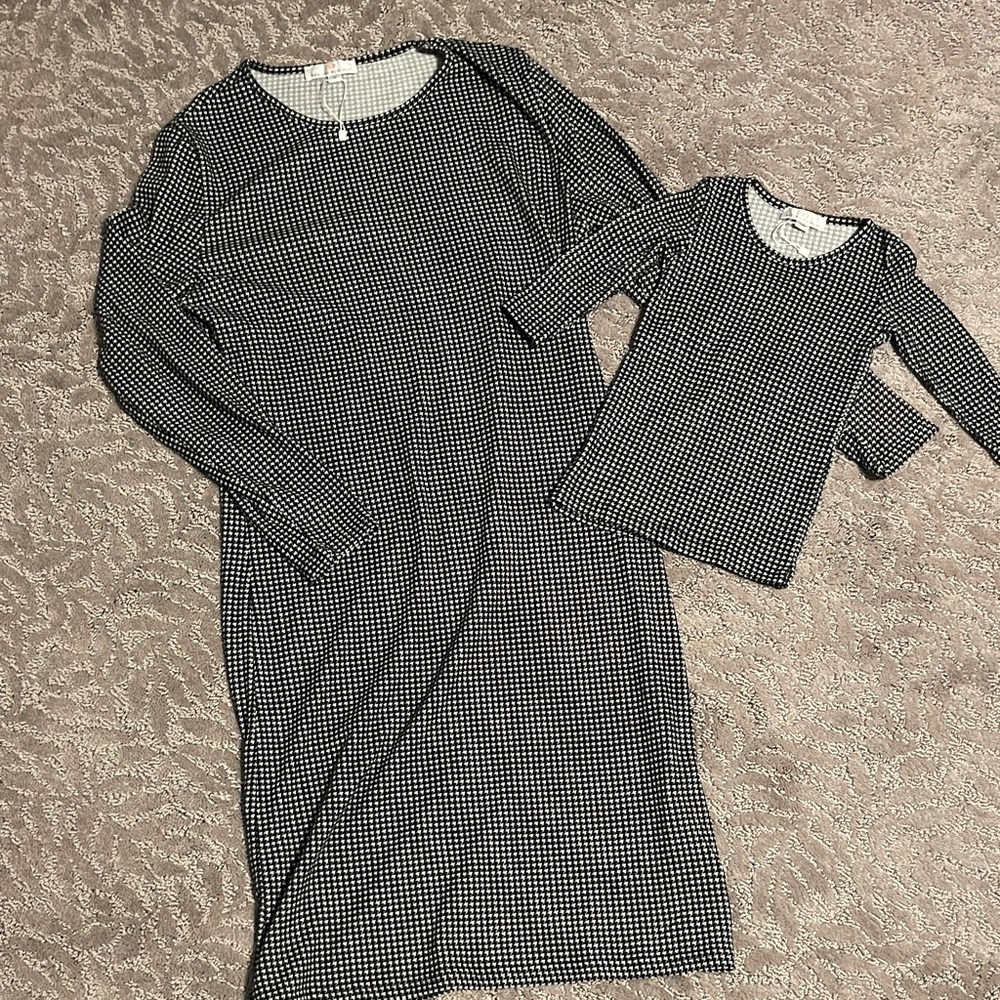 Matching Black and White Dresses